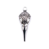 100pcs Skull Beak Skeleton Bird Charms DIY Jewelry Findings