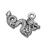 100pcs Antique Silver Dragon Charms 21x14.5mm for Jewelry Making