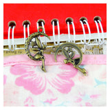100pcs Angel Moon Star Charms 26x16mm Silver Plated DIY Jewelry