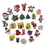 100pcs Christmas Shoe Charm OPB097 DIY Snowman Santa Night Accessory