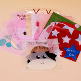 100pcs Santa Claus Christmas Cookie Bags 10*10+3cm