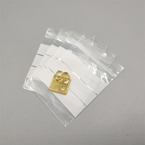 100 Clear Plastic Zip Bags Strong Poly Baggies Resealable Zipper Top Storage