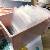 100 Clear Plastic Zip Bags Strong Poly Baggies Resealable Zipper Top Storage