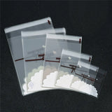 100 Clear Self Seal Adhesive Poly Bags 7x7-16x20cm Lace Bow Jewelry Package