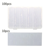 100pcs Coin Storage Box Adjustable Plastic Coin Collection Case