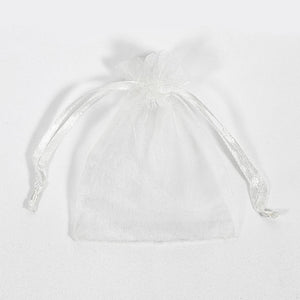 100pcs Colorful Drawstring Organza Bags Gift Packaging Bags DIY Jewelry Packing