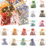 100pcs Colorful Organza Bags Wedding Party Pouches 7x9 9x12 MM