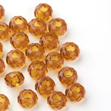 100pcs Colorful Glass European Beads for DIY Jewelry Making