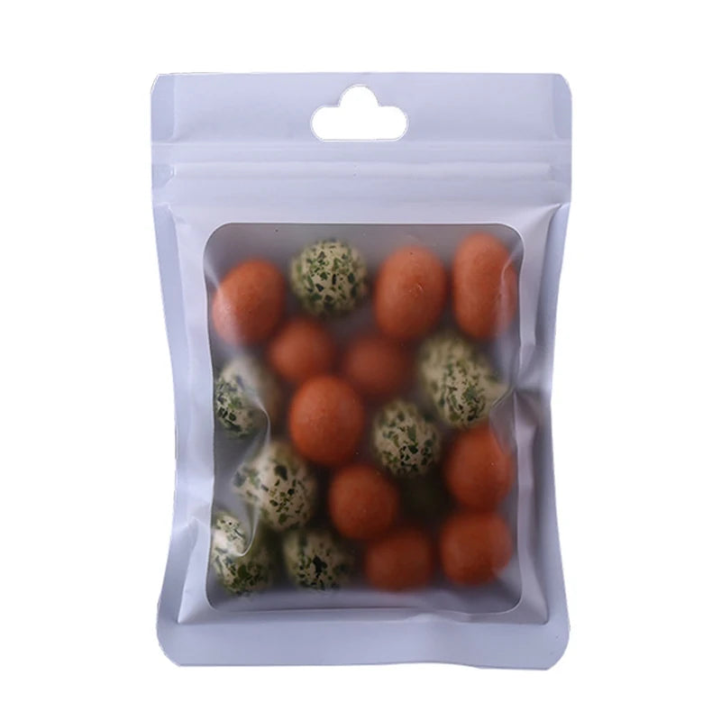 100 Colorful Mylar Ziplock Bags Jewelry Packaging