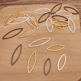 100pcs Copper Frame Molds Geometric Epoxy Resin Charms For DIY Pendants