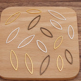 100pcs Copper Frame Molds Geometric Epoxy Resin Charms For DIY Pendants