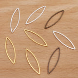 100pcs Copper Frame Molds Geometric Epoxy Resin Charms For DIY Pendants