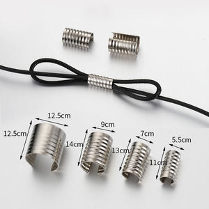100pcs Cord String Round Crimp End Clip for DIY Jewelry Making