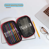 100pcs Crochet Hooks Set with Leather Case