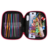 100pcs Crochet Hooks Set with Leather Case