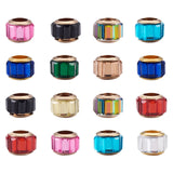 100pcs Crystal Glass European Beads Charm Spacer Rondelle for DIY Bracelet