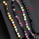 100pcs Purple Crystal Rondelle Spacer Beads for Jewelry Making