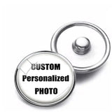 100pcs Snap Button Glass Round Setting Press Buttons DIY Supplies 18mm