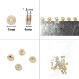 100pcs Luminous Acrylic Beads Set for DIY Crafts and Early Education