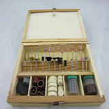 100pcs Bone Silver Drilling Attachment for Carving Wood