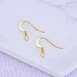 100pcs DIY Earrings Accessories Spring Ear Hooks Anti-Allergy