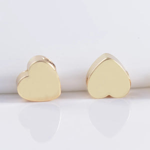 100pcs DIY Charm Copper Beads Heart Shape Bracelet Beads