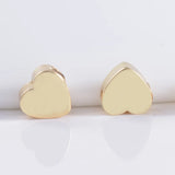100pcs DIY Charm Copper Beads Heart Shape Bracelet Beads