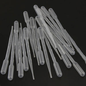100pcs Disposable 3ML Transfer Pipettes for Silicone Mold UV Epoxy Resin