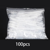 100pcs Disposable 3ML Transfer Pipettes for Silicone Mold UV Epoxy Resin