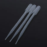 100pcs Disposable 3ML Transfer Pipettes for Silicone Mold UV Epoxy Resin