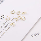 100pcs DIY Jewelry Accessories Open Ring Earrings Materials