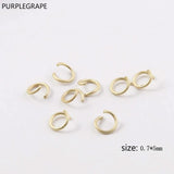 100pcs DIY Jewelry Accessories Open Ring Earrings Materials