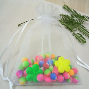 100pcs Organza Bags Jewelry Pouch Gift Bag Wedding Party Christmas Birthday