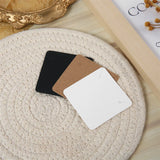 100pcs Earring Display Cards Necklace Jewelry Holder Cardboard Brown Packaging