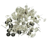 100pcs Earrings Post Pad Blank Findings DIY