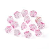 100pcs Electroplate Glass Beads Trumpet Flower Spacer Caps 8.5mm DIY Bracelet