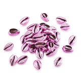 100pcs Electroplated Sea Shell Bead for DIY Necklace, Cowrie Shells