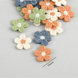 100pcs Embroidered Small Flowers Appliques DIY Wedding Party Decor
