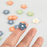 100pcs Embroidered Small Flowers Appliques DIY Wedding Party Decor