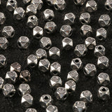 100pcs 4x3mm Faceted Cube Square Beads for Jewelry Making