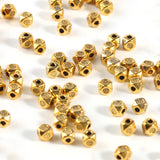 100pcs 4x3mm Faceted Cube Square Beads for Jewelry Making