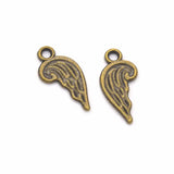 100pcs Vintage Wing2 Alloy Charms for DIY Bracelet Necklace Jewelry
