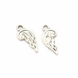 100pcs Vintage Wing2 Alloy Charms for DIY Bracelet Necklace Jewelry