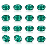 100pcs Glass European Beads Faceted Large Hole Rondelle for Jewelry Making