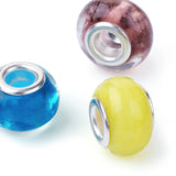 100pcs Glow In The Dark Mixed Lampwork Large Hole European Beads