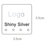 100pcs Foil Digital Logo Hoop Stud Earring Cards Display Supply