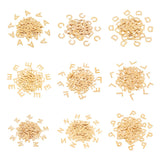 100pcs Stainless Steel Initial Charms Alphabet Pendants for DIY Jewelry