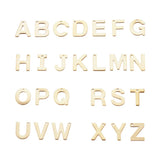 100pcs Stainless Steel Initial Charms Alphabet Pendants for DIY Jewelry