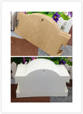 100pcs Brown Hair Accessory Packaging Paper Cards