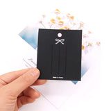 100pcs Hairpin Display Paper Cards Jewelry Cardboard Hair Clip Stand Holder Tag